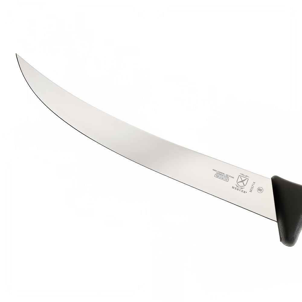 Mercer Culinary M13714 10" Breaking Knife w/ Black Textured Nylon Handle