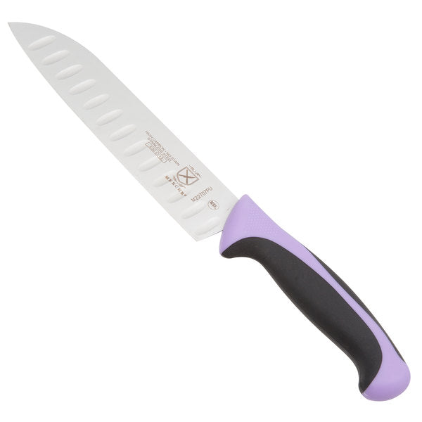 Mercer Culinary M22707PU Millennia Colors® Santoku Knife, 7"
