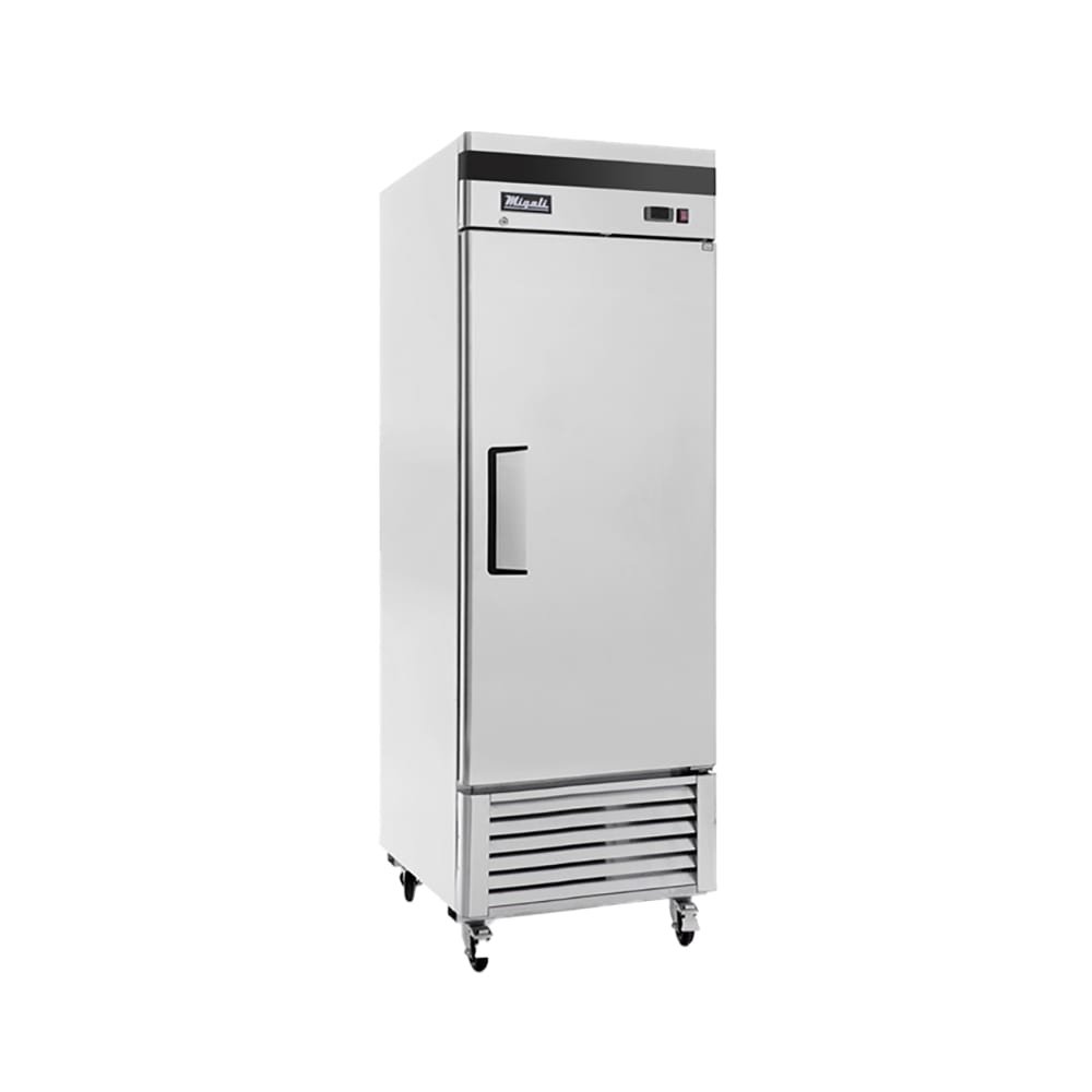 Migali 27" One Section Reach In Refrigerator, (1) Right Hinge Solid Door, 115v Model: C-1RB-HC