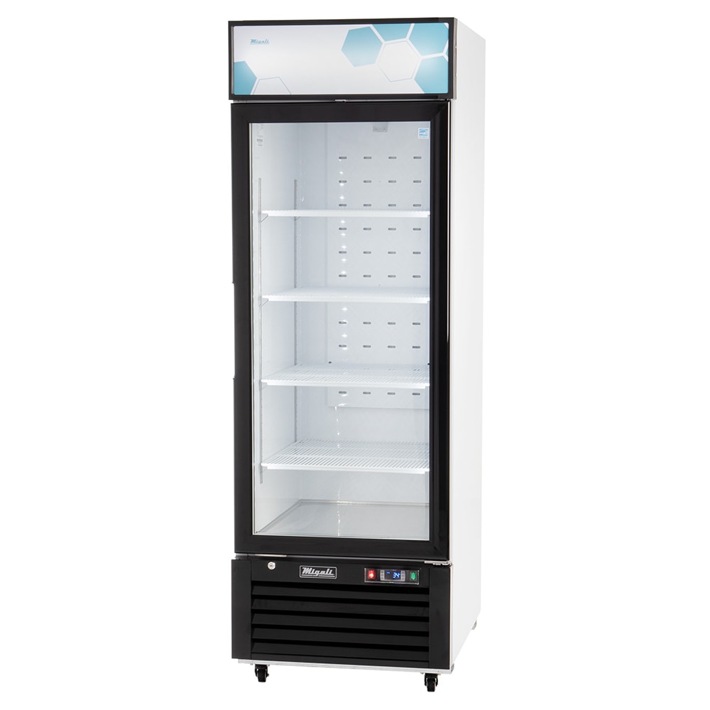 Migali Competitor Series Refrigerator Merchandiser, reach-in, 27” W, 23.0 cu. ft. capacity, (1) hinged glass door