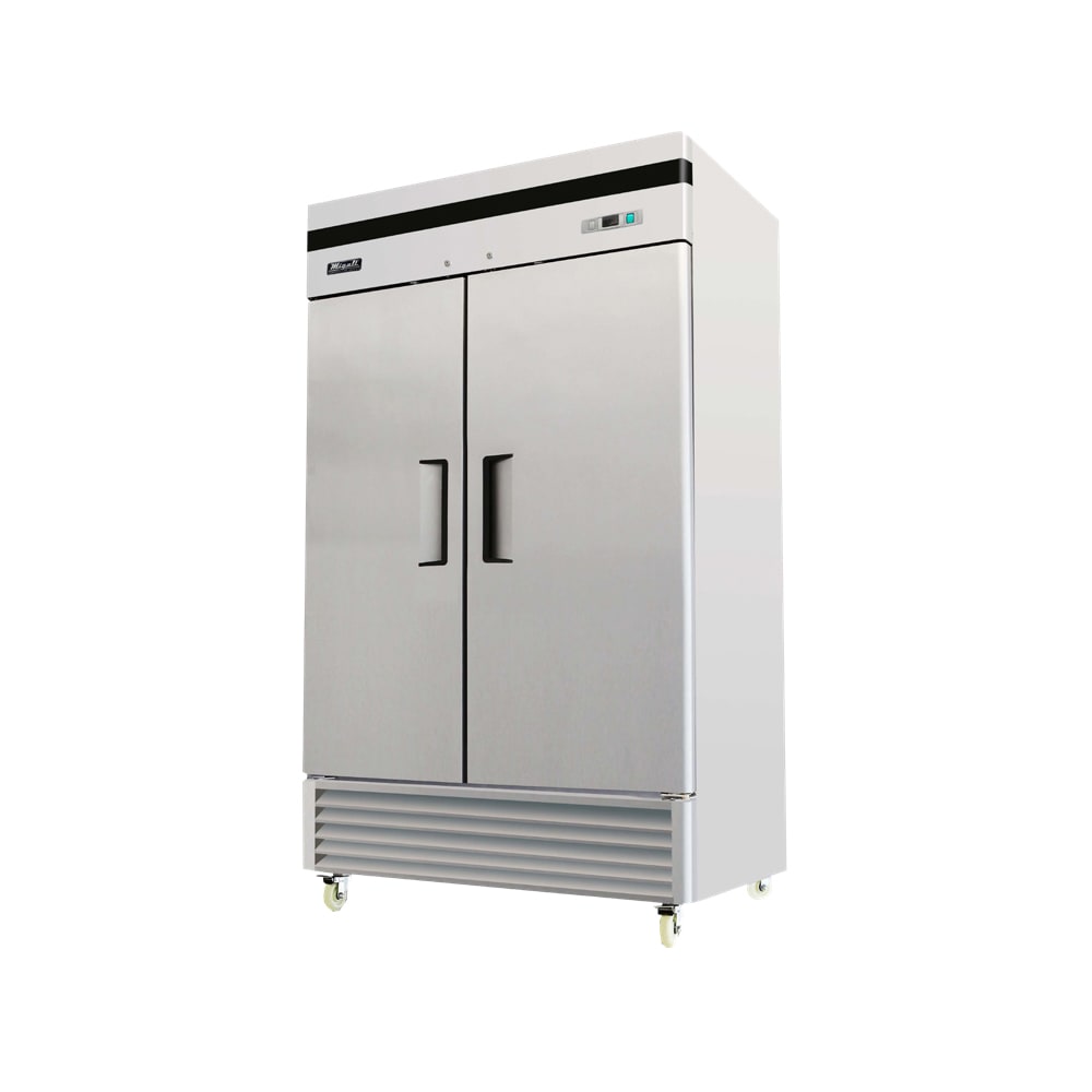 Migali 39" Two Section Reach In Freezer, (2) Solid Doors, 115v Model: C-2FB-35-HC