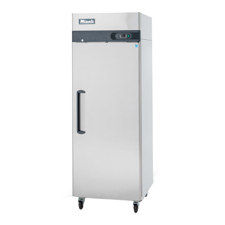Migali Competitor Series Refrigerator, reach-in, 28.7" W, 23.0 cu. ft. capacity, (1) solid hinged door