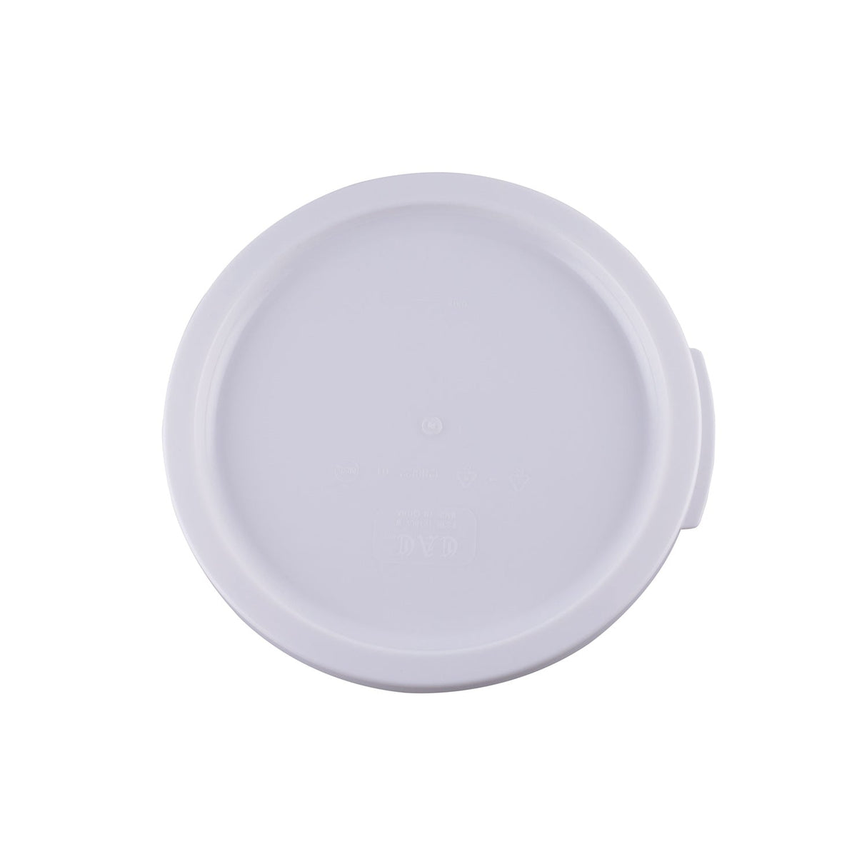 Cover Food Storage Container Round PP White for 12QT, 18QT&22QT