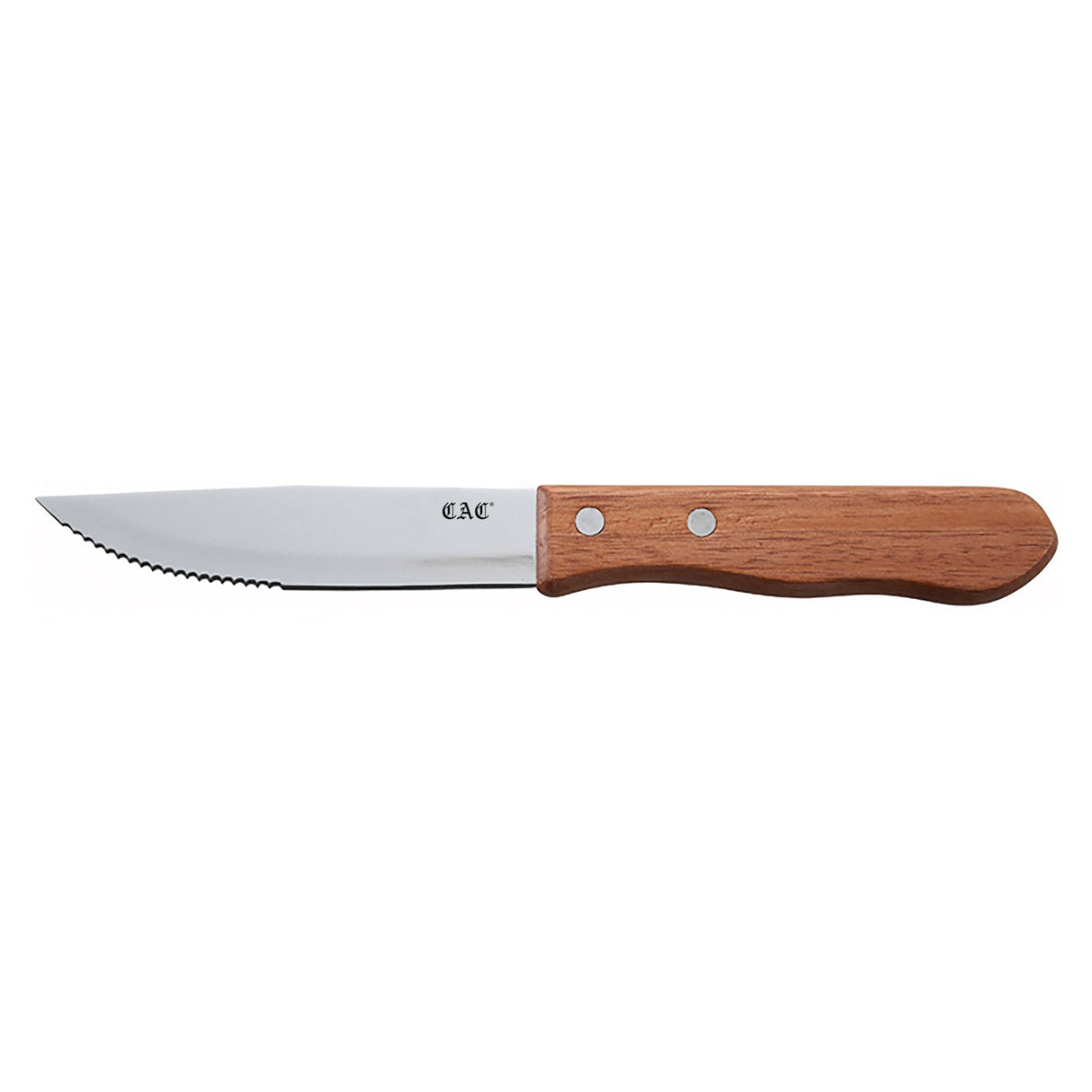 Knife Steak Jumbo Pointed Tip Wood Hdl 5"