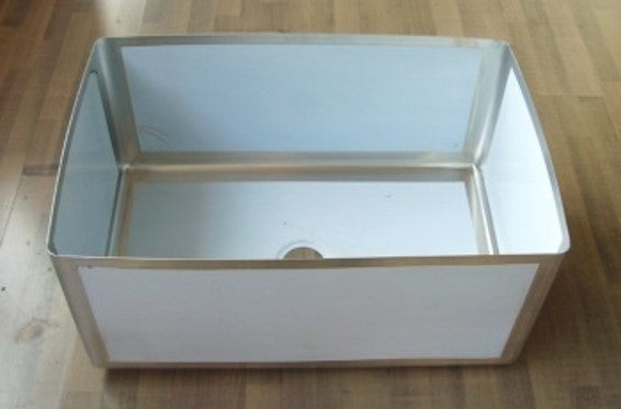 Evernew 16GA. 304S/S bowl 15"X15"X12" with drain basket hole. Carton box packaging