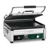 Waring LARGE ITALIAN-STYLE PANINI GRILL WITH TIMER - 120V  Model: WDG250T