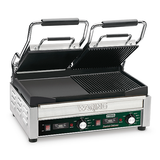 Waring DOUBLE ITALIAN-STYLE PANINI/FLAT GRILL WITH TIMER - 240V  Model: WDG300T