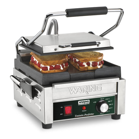 Waring COMPACT ITALIAN-STYLE FLAT GRILL – 120V  Model: WFG150