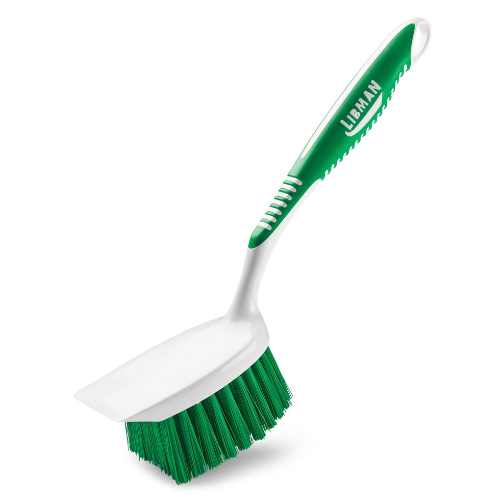 Short Handle Utility Brush (White)