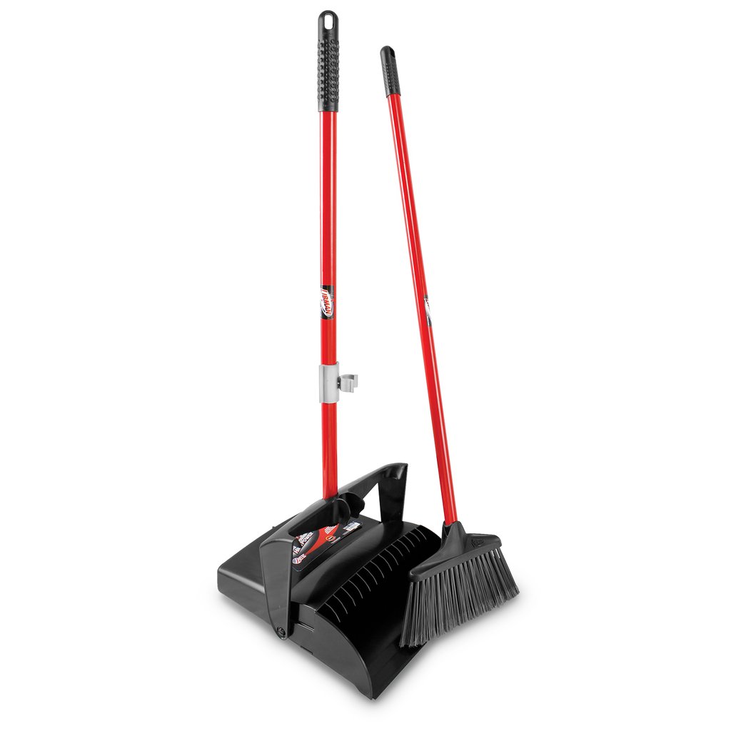 Lobby Broom & Dust Pan Set (Open Lid)