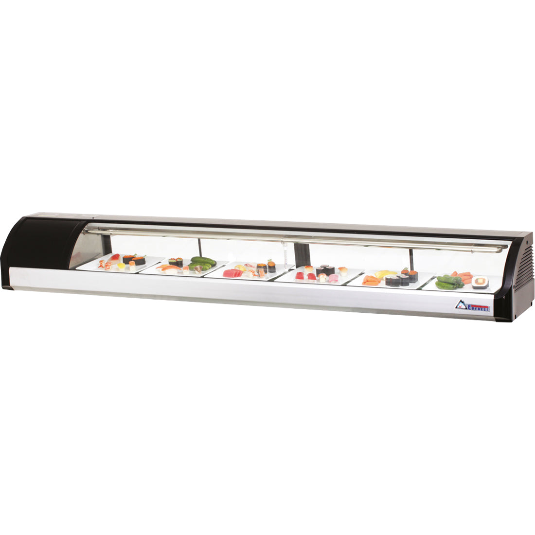 Everest 7ft Self Contained Countertop Refrigerated Display Case - Left Comp Mount Model ESC83L