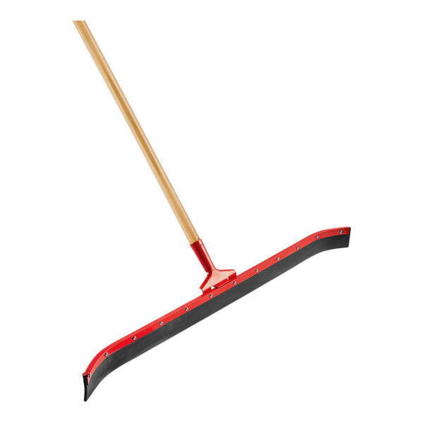 36" Curved Floor Squeegee With Handle