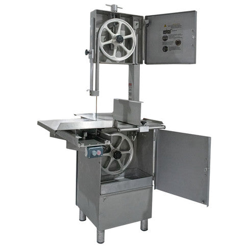 Meat Gear 116" Electric Meat Cutting Band Saw 5 HP 3-Phase All Stainless, Model: SIE295AIHER5HP3P