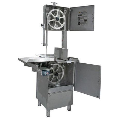 Meat Gear 116" Electric Meat Cutting Band Saw 5 HP 3-Phase All Stainless, Model: SIE295AI5HP3P