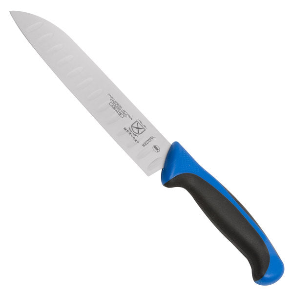 Mercer Culinary M22707BL Millennia Colors® Santoku Knife, 7"