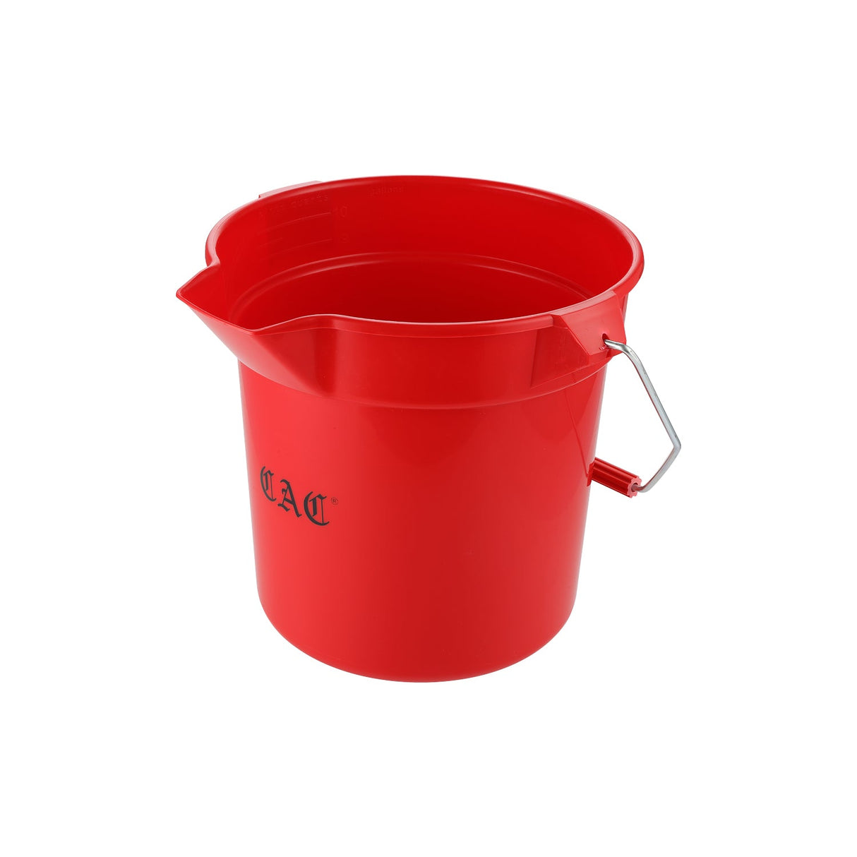 Bucket Round Poly Red 10QT