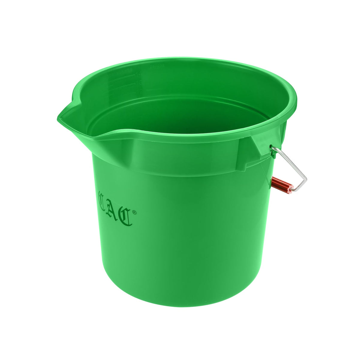 Bucket Round Poly Green 14QT
