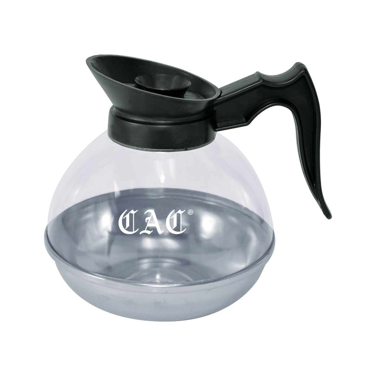 Coffee Decanter PC Black 64oz SS Base