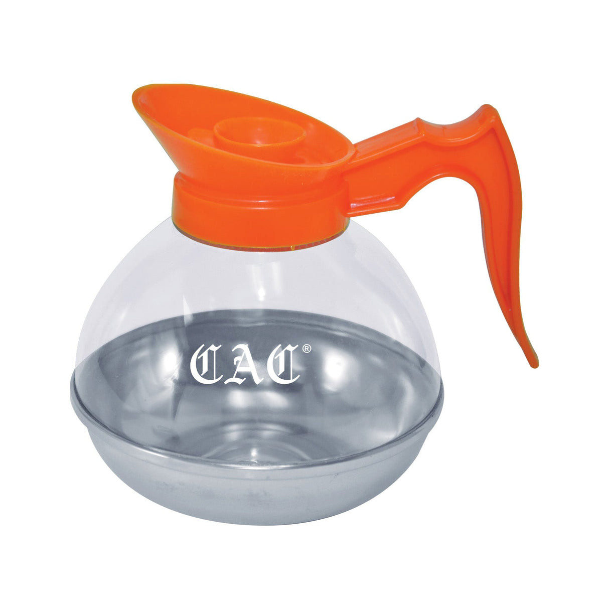 Coffee Decanter PC Orange 64oz SS Base