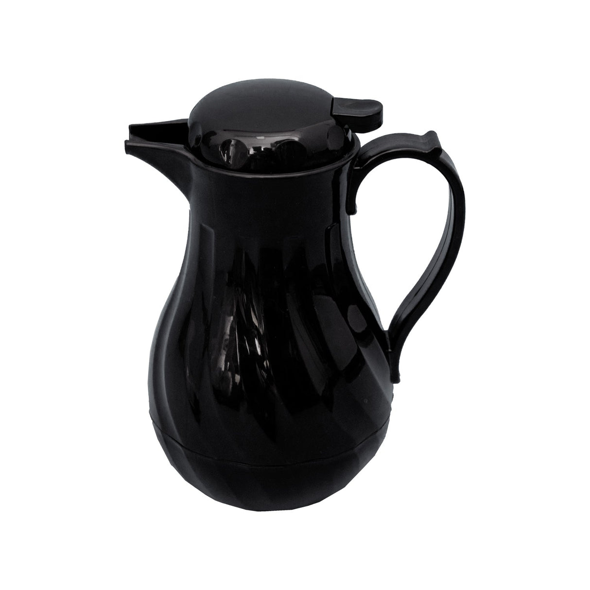 Beverage Server Swirl Insulated Black 64oz