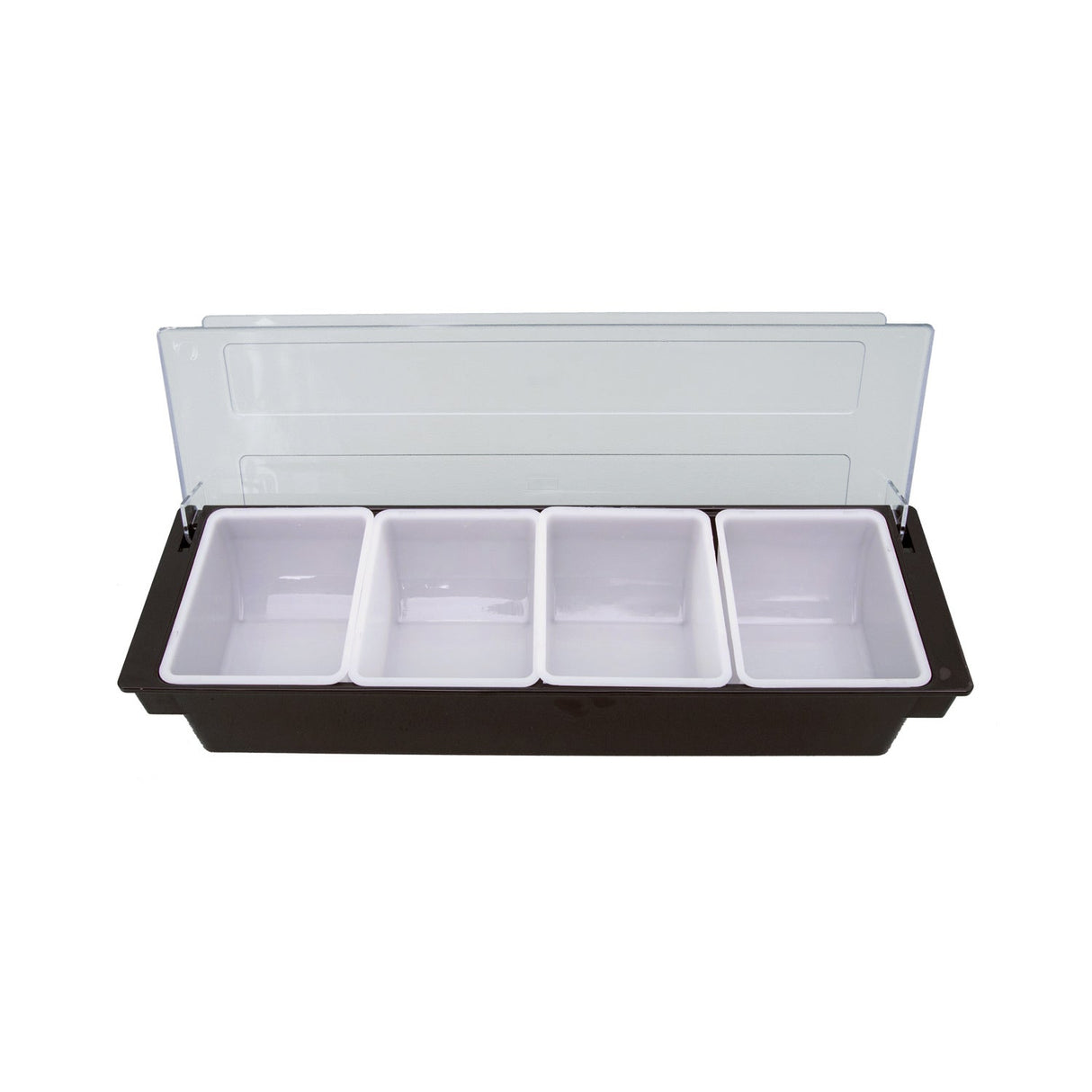 Condiment Holder Plastic 4-Compartment