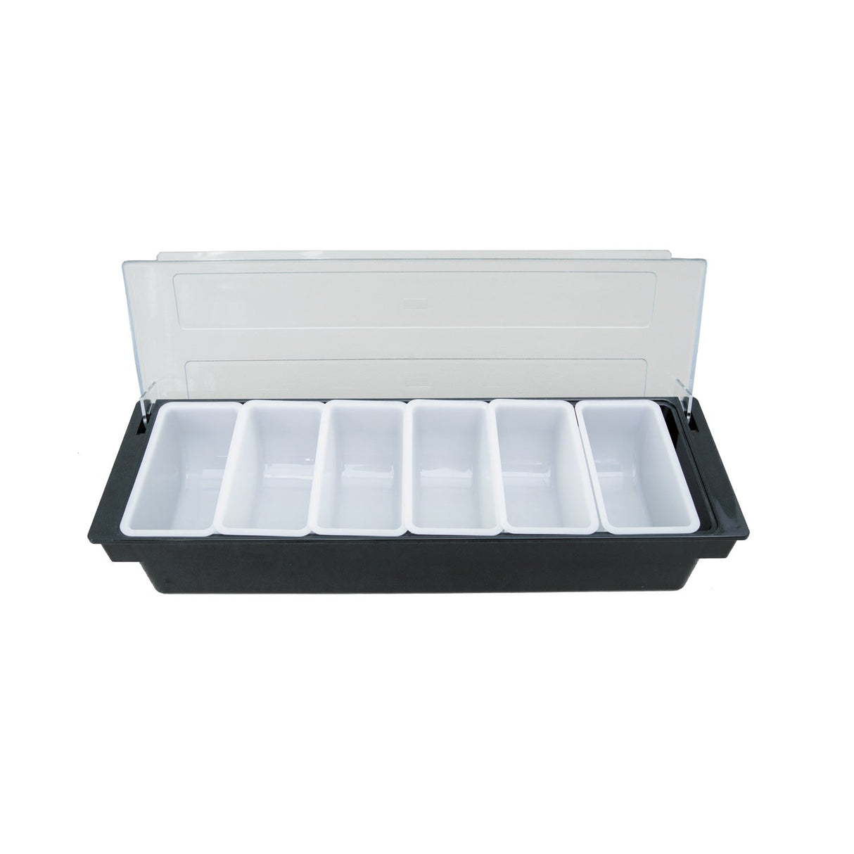 Condiment Holder Plastic 6-Compartment