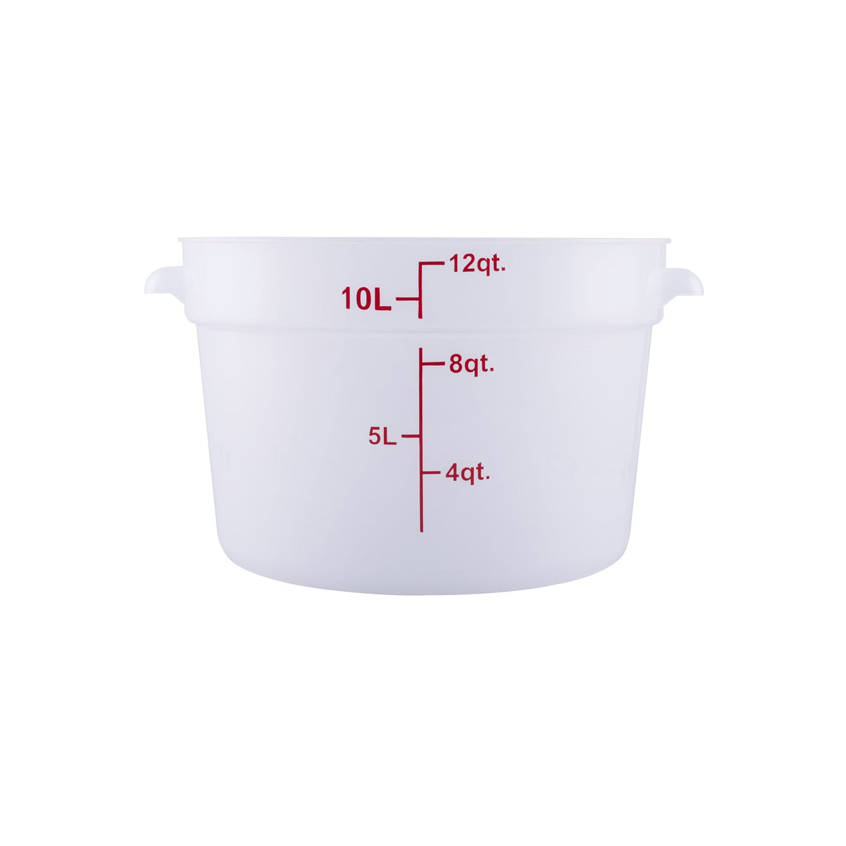 Food Storage CTR. Round PP Trans. 12QT