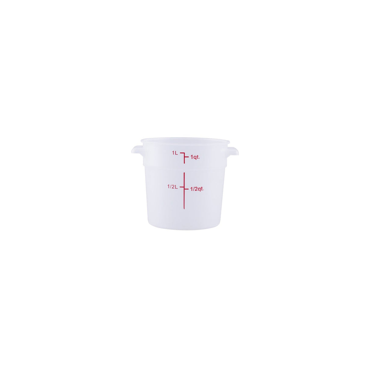 Food Storage CTR. Round PP Trans. 1QT