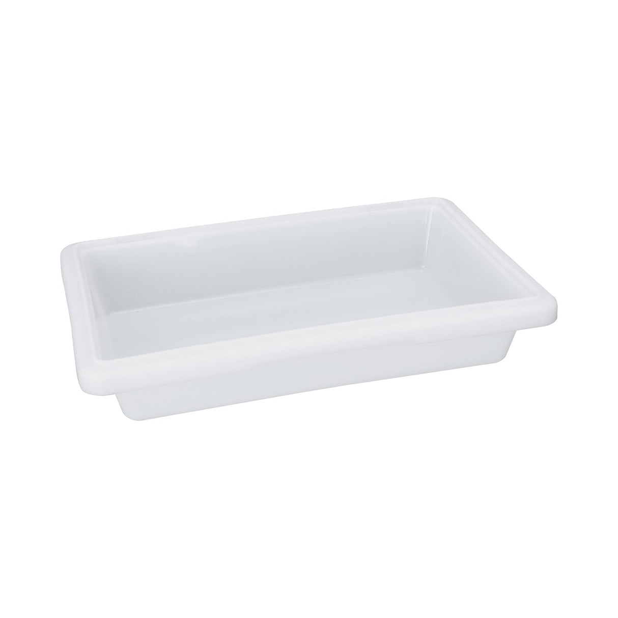 Food Storage Box PE Half Size White 18x12x3"