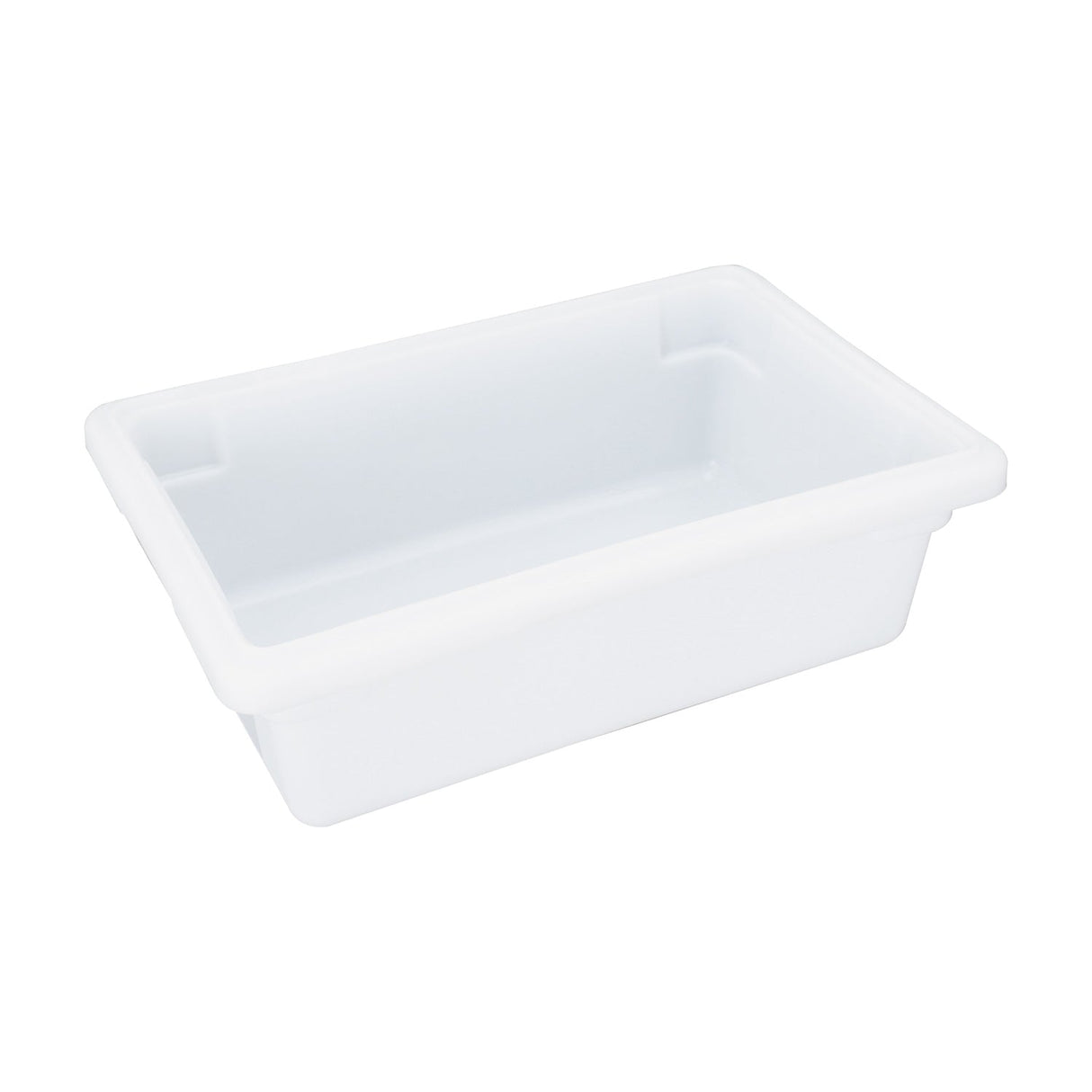 Food Storage Box PE Half Size White 18x12x6"