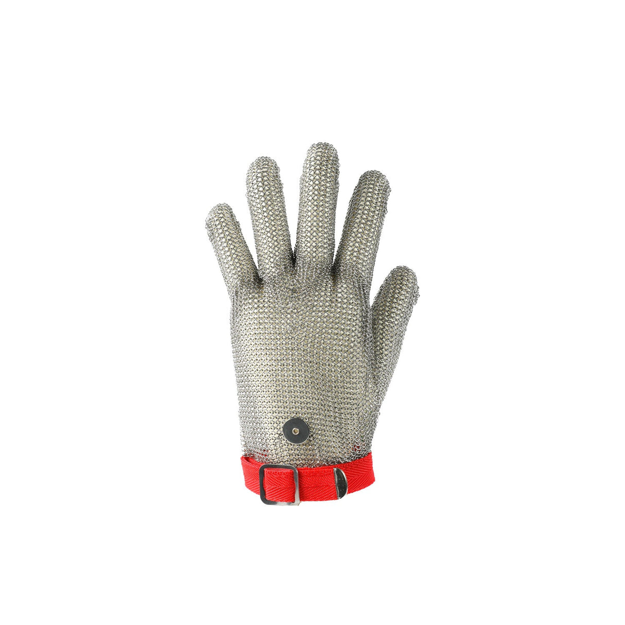 Glove Cut-Resistant 304LSS A9 Red Strap M