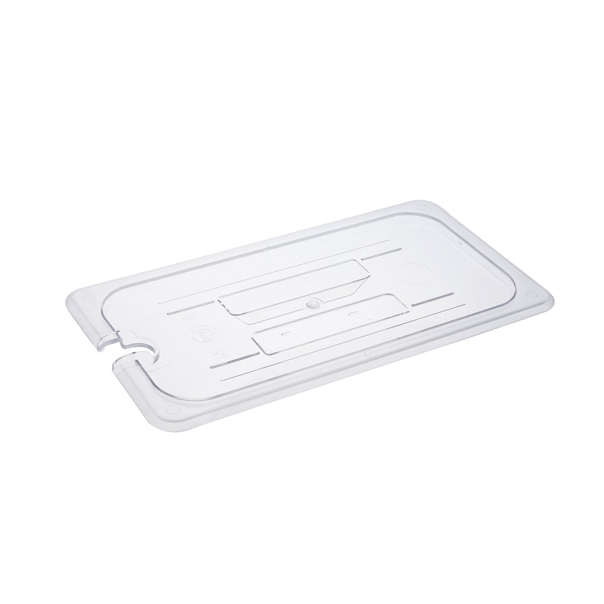 Cover PC Food Pan Notched 1/3 Size