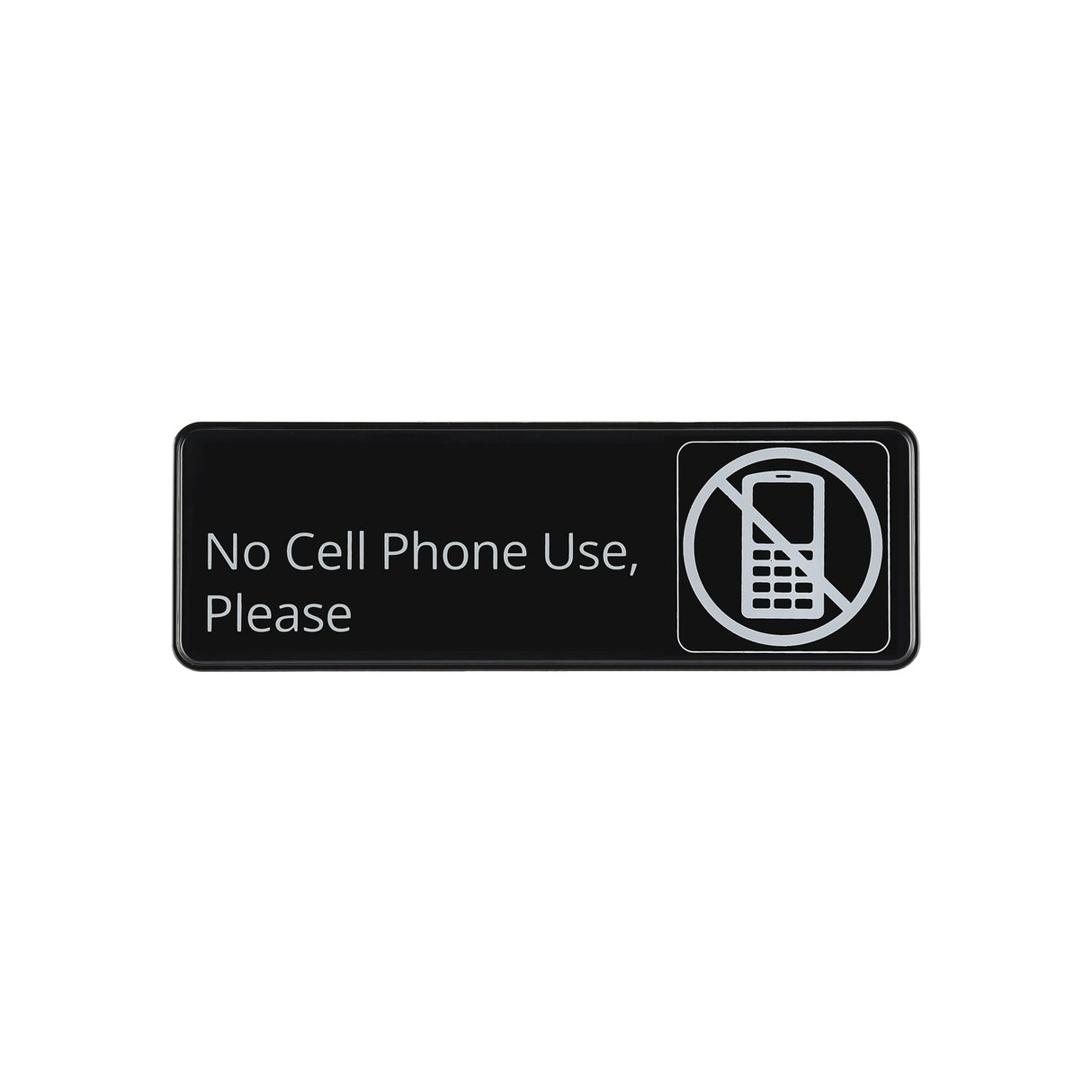 Sign Compliance EN No Cell Phone Use, Please 9x3"H
