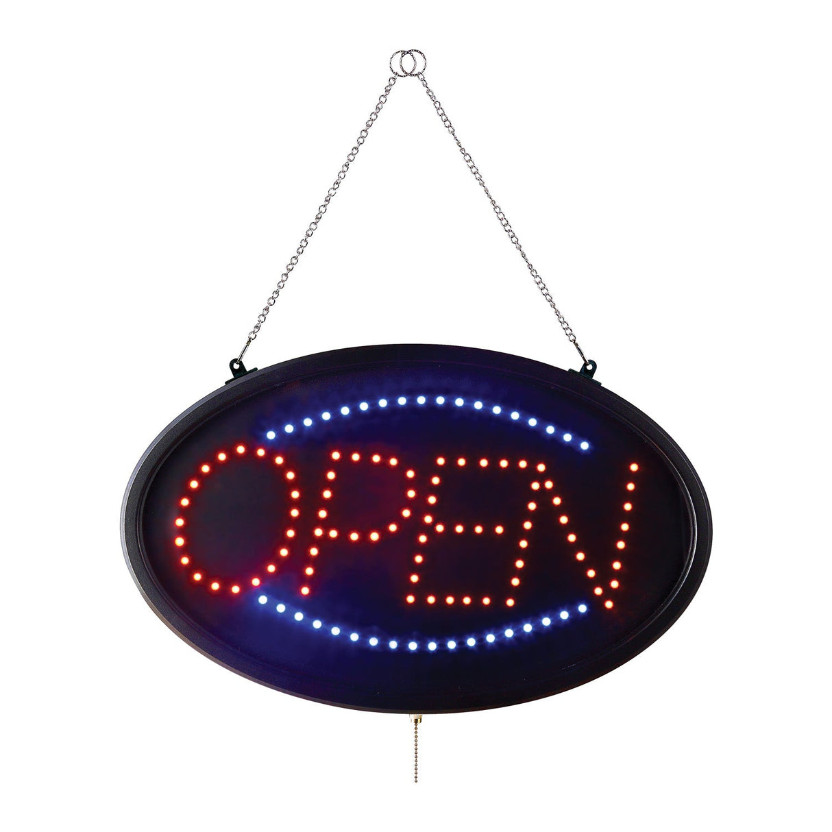 Sign LED "OPEN" Oval 3 Modes