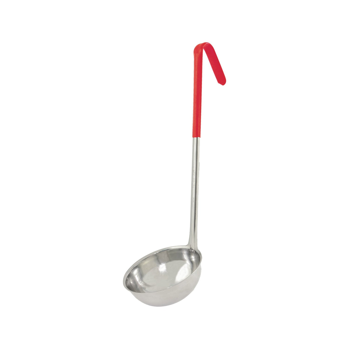 Ladle SS One-Piece W/ Red Hdl 12oz