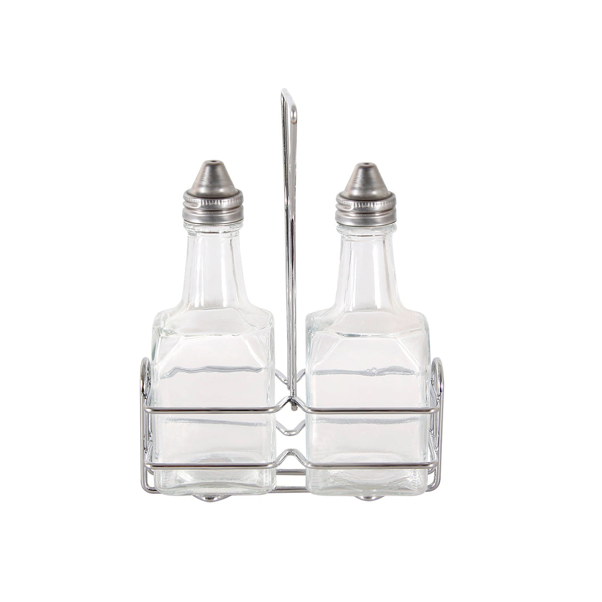 Oil/Vinegar Cruet W/ Rack Set 3-PC 6oz