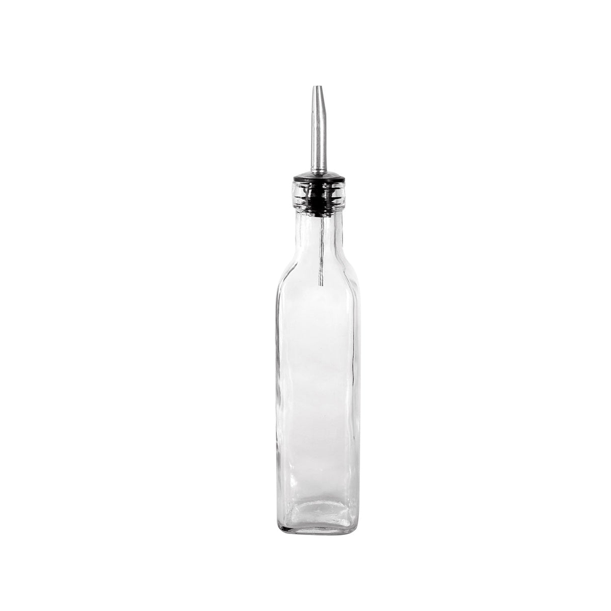Oil/Vinegar Cruet Glass W/ SS Pourer 8oz