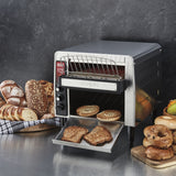 Waring HEAVY-DUTY CONVEYOR TOASTER 208V WITH POWER CONTROL AND BELT SPEED CONTROL  Model: CTS1000B