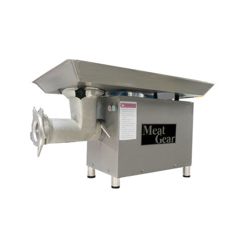 Meat Gear #32 Electric Meat Grinder 5 HP 220V 3-Phase Cast Iron Head, Model: MO32AC5HP2203P