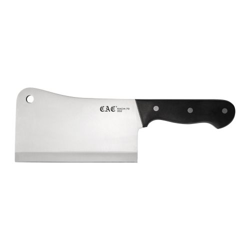 Asian Cleaver Heavy-Duty W/ Wooden Hdl 8"