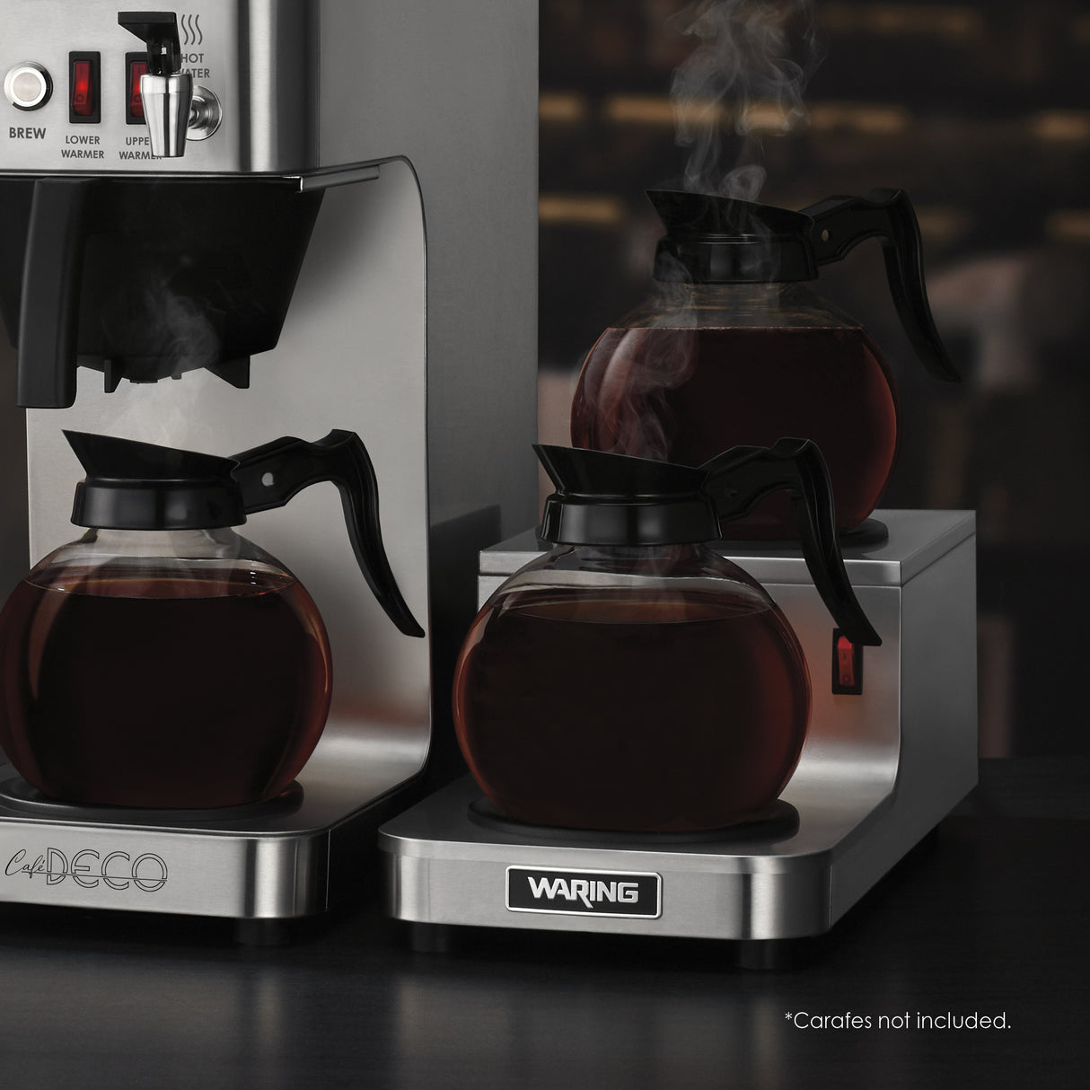 Waring STEP-UP, DOUBLE COFFEE WARMER  Model: WCW20R