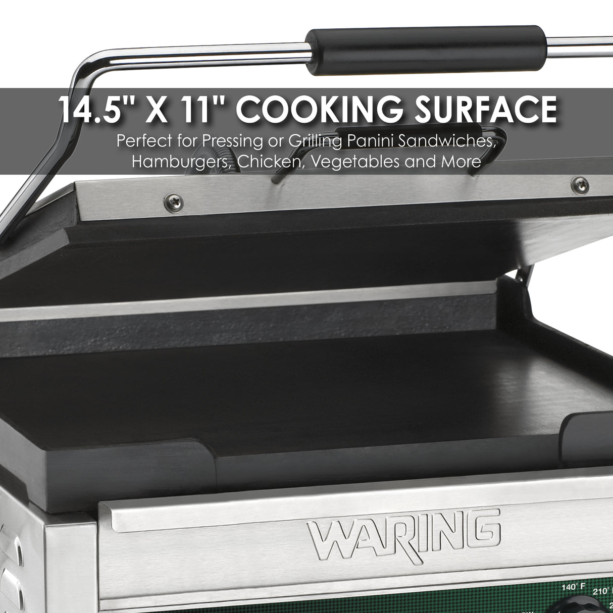 Waring LARGE ITALIAN-STYLE FLAT GRILL – 120V Model: WFG250