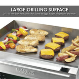 Waring 24" ELECTRIC COUNTERTOP GRIDDLE – 240V  Model: WGR240X